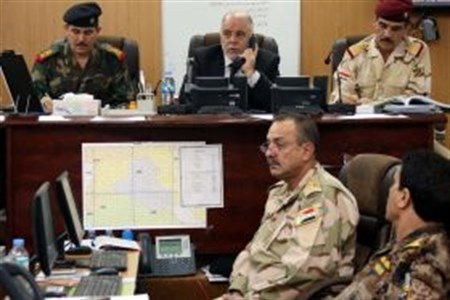 Abadi visits MoD headquarters