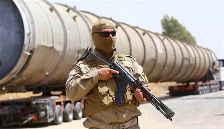 Iraqi & Kurdish forces controlled oilfields in northern Iraq
