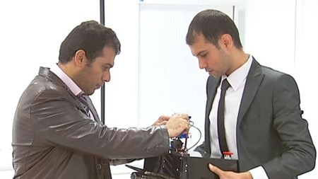 Two Iraqi students develop technology to detect human lives during rescue operations