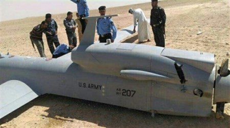 US drone falls in desert of Al-Samawa, southwest of Baghdad 